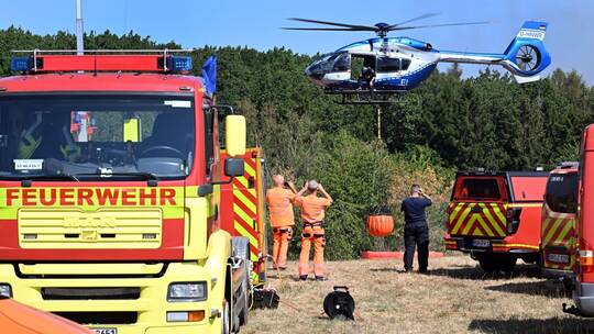 Waldbrand im Hürtgenwald Waldbrand im Hürtgenwald