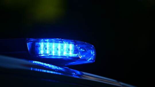 Blaulicht auf einem Polizeiauto