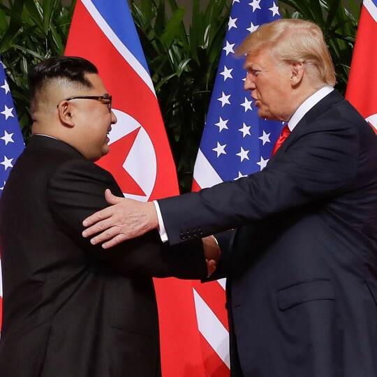 Donald Trump und Kim Jong Un