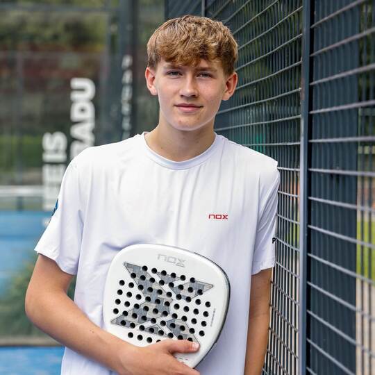 Padel-Spieler Jonas Trümpler beim TC Barrien