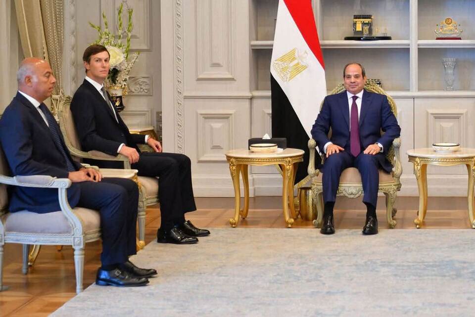 Kushner trifft al-Sisi Kushner trifft al-Sisi