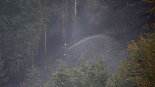 Waldbrand bei Schramberg Waldbrand bei Schramberg