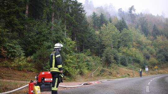 Waldbrand bei Schramberg Waldbrand bei Schramberg