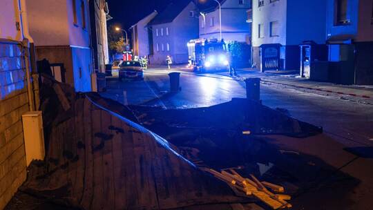 Zahlreiche Häuser nach Unwetter in Hessen zerstört Zahlreiche Häuser nach Unwetter in Hessen zerstört