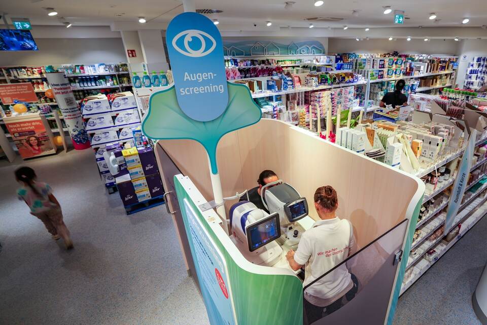Augenscreening bei dm