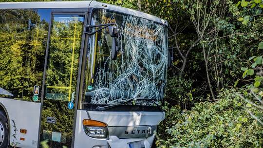 Friolzheim: Linienbus kommt von Fahrbahn ab