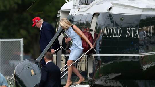 Donald Trump und Natalie Harp