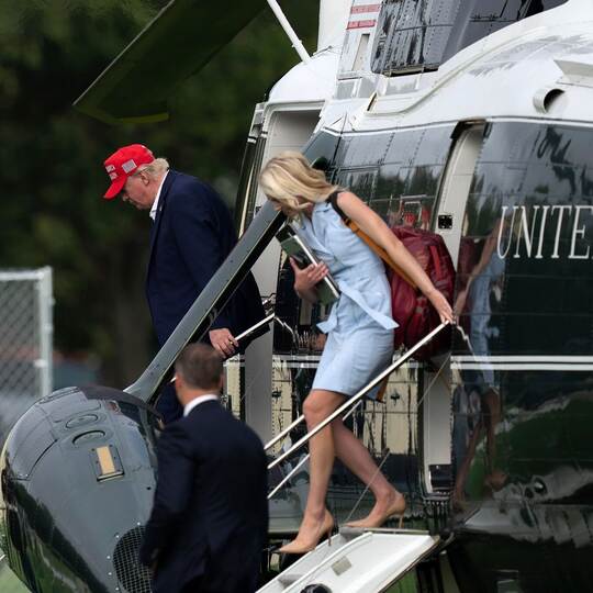 Donald Trump und Natalie Harp