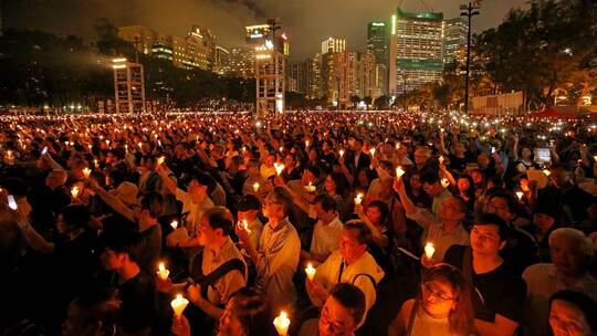 Hongkong -Aktivisten von Mahnwache schuldig gesprochen Hongkong -Aktivisten von Mahnwache schuldig gesprochen