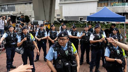 Hongkong - Aktivisten von Mahnwache schuldig gesprochen Hongkong - Aktivisten von Mahnwache schuldig gesprochen