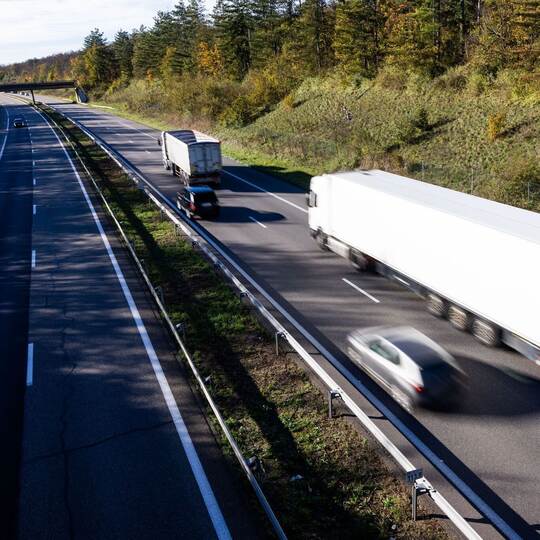 Autobahn in Frankreich