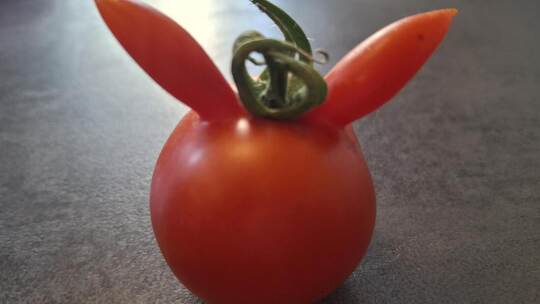 Eine Ohren-Tomate ist bei PZ-Redakteurin Carolin Weiß gewachsen. Weiss