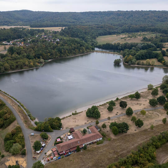 Die Ehmetsklinge in Zaberfeld: Ab Oktober soll hier das Wasser abgelassen werden. Eine Sicherheitsüberprüfung der Talsperre steh