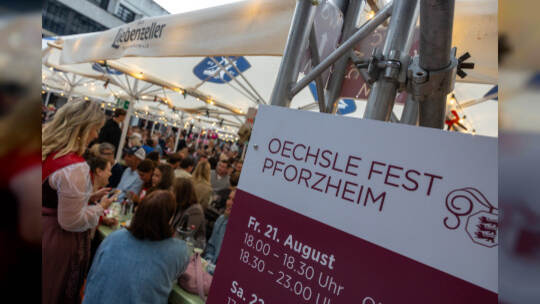 Eröffnung Oechsle Fest