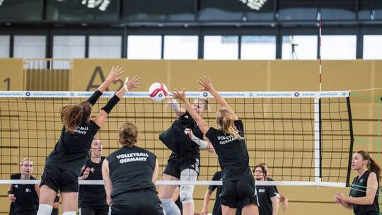 Die deutschen Volleyball-Frauen Die deutschen Volleyball-Frauen