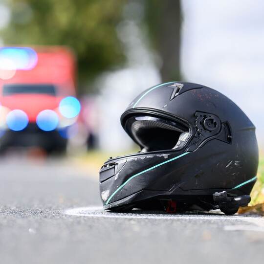 Motorradunfall Symbolbild