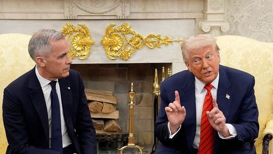 Kanadas Premierminister Mark Carney trifft US-Präsident Trump Kanadas Premierminister Mark Carney trifft US-Präsident Trump