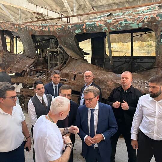 Außenminister Wadephul besucht die Ukraine