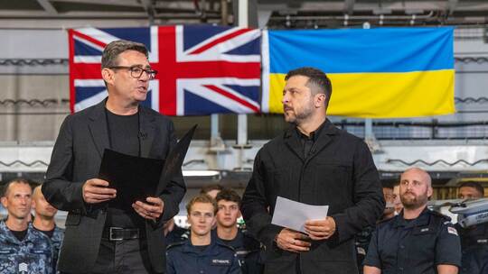 Ukrainischer Präsident Selenskyj in Großbritannien