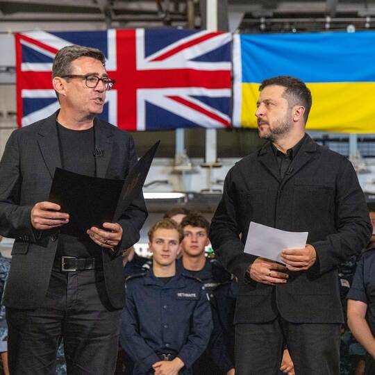 Ukrainischer Präsident Selenskyj in Großbritannien