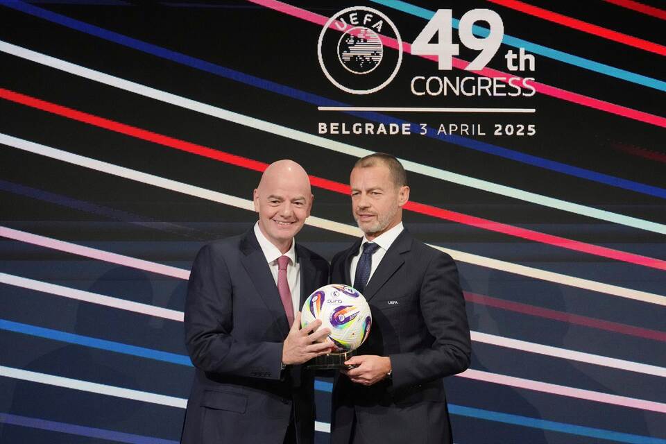 Aleksander Ceferin und Gianni Infantino Aleksander Ceferin und Gianni Infantino