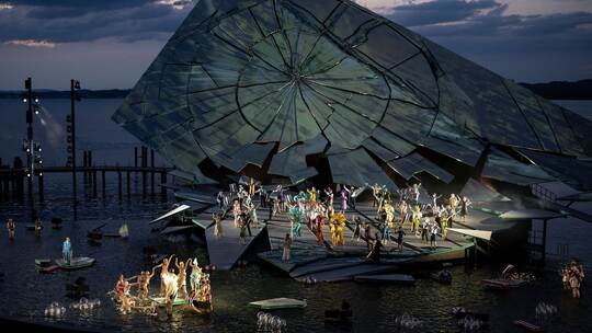 Bregenzer Festspiele - Fotoprobe Giuseppe Verdis «La traviata»