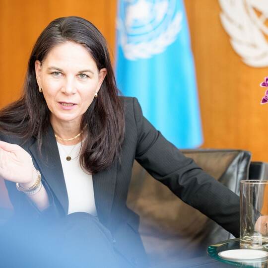 Annalena Baerbock bei der UN