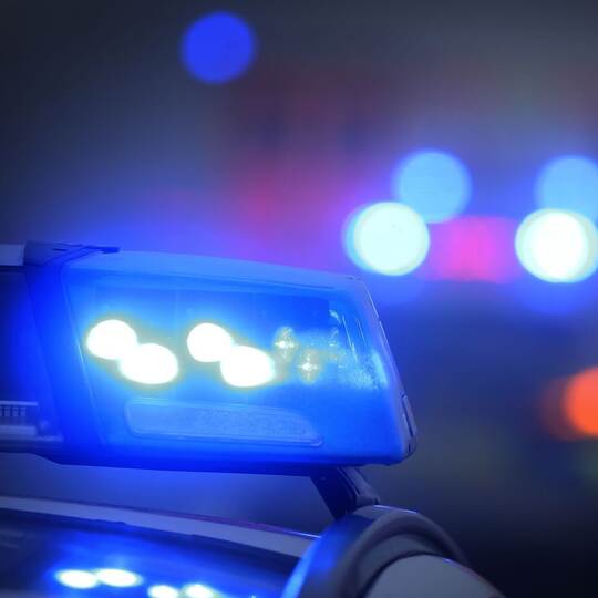 Polizeiauto mit Blaulicht
