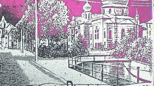 Die Pforzheimer Synagoge wurde während der Novemberpogrome 1938 zerstört und anschließend nie wieder aufgebaut. timm