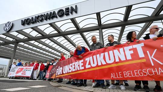VW-Betriebsversammlungen - Werk Zwickau VW-Betriebsversammlungen - Werk Zwickau