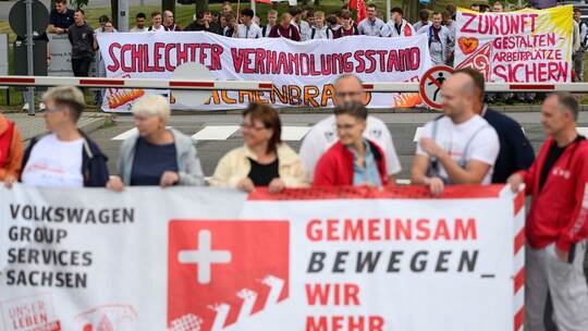 VW-Betriebsversammlungen - Werk Zwickau VW-Betriebsversammlungen - Werk Zwickau