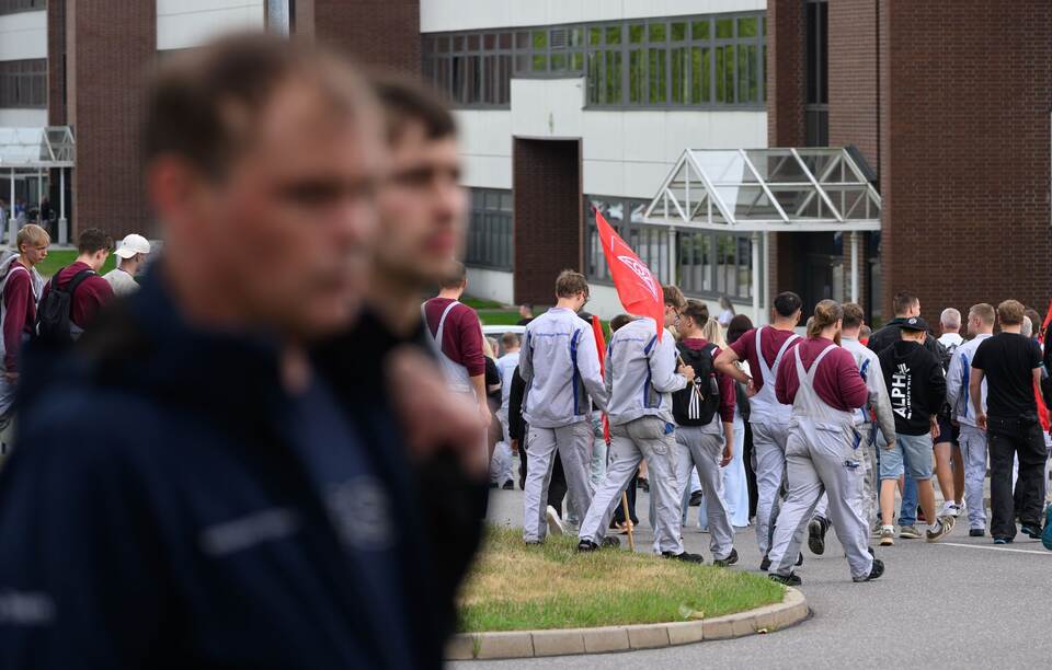 VW-Betriebsversammlungen - Werk Zwickau VW-Betriebsversammlungen - Werk Zwickau