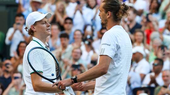 Jannik Sinner und Alexander Zverev Jannik Sinner und Alexander Zverev