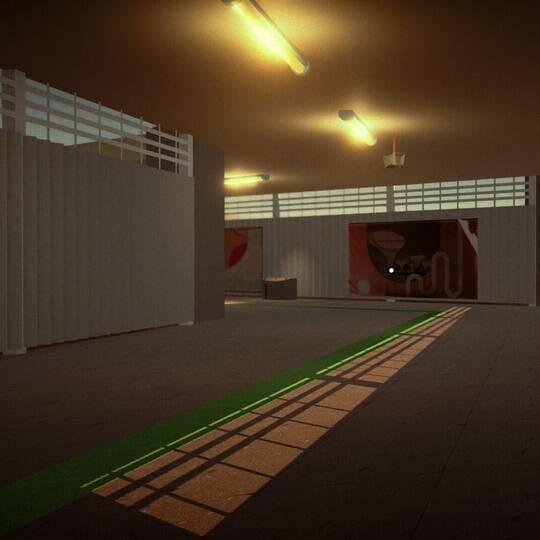 Bahnhofstunnel im Videospiel