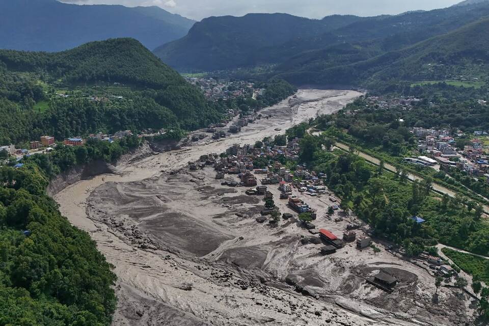 Sturzflut im Himalaya Sturzflut im Himalaya