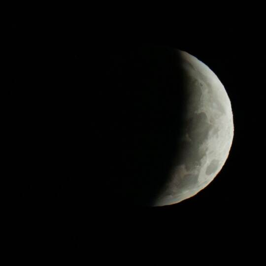 Partielle Mondfinsternis - Bayern