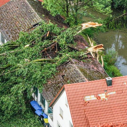 Unwetter in Baden-Württemberg