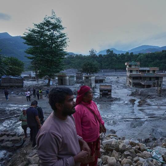 Sturzflut in Nepal