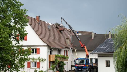 Schwere Unwetter in Baden-Württemberg