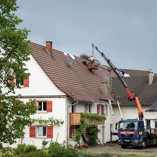Schwere Unwetter in Baden-Württemberg