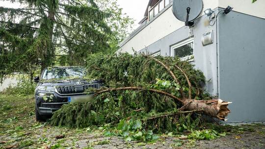 Schwere Unwetter in Baden-Württemberg