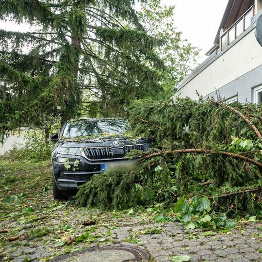 Schwere Unwetter in Baden-Württemberg