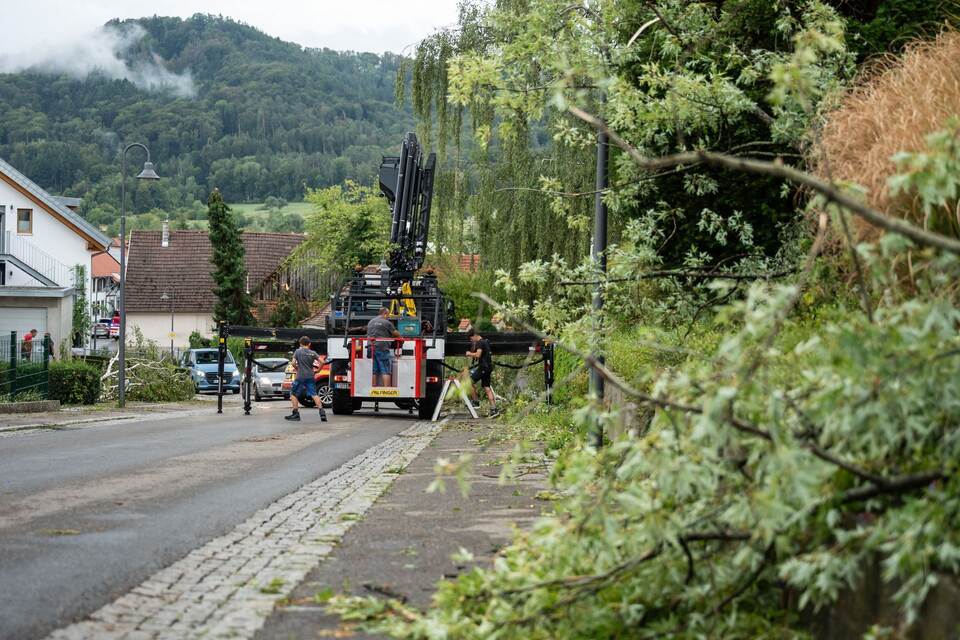 Schwere Unwetter in Baden-Württemberg Schwere Unwetter in Baden-Württemberg