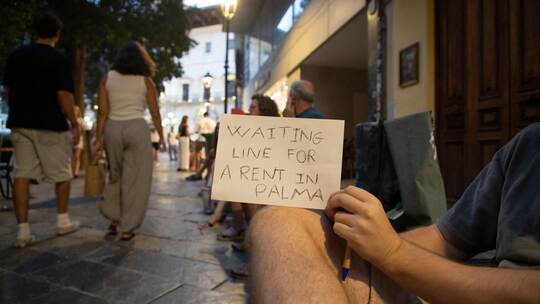 Protest gegen den Tourismus auf Mallorca