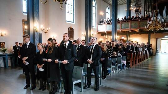 Nach dem Tod von König Harald - Gedenkgottesdienst