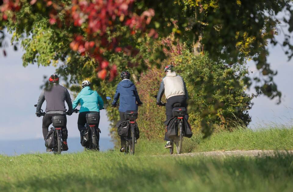 Radfahren im Herbst Radfahren im Herbst
