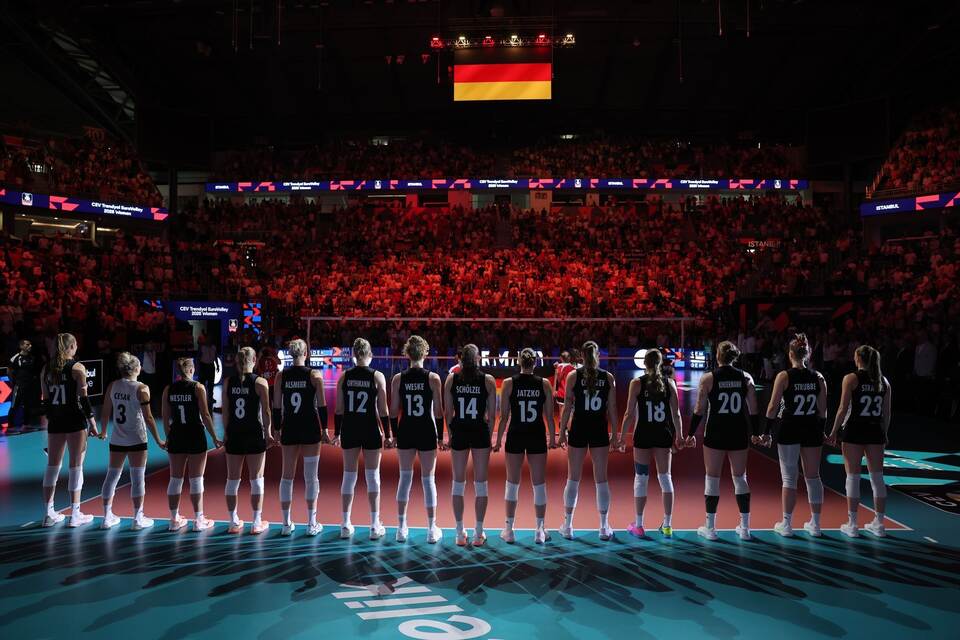 Das deutsche Volleyball-Team Das deutsche Volleyball-Team