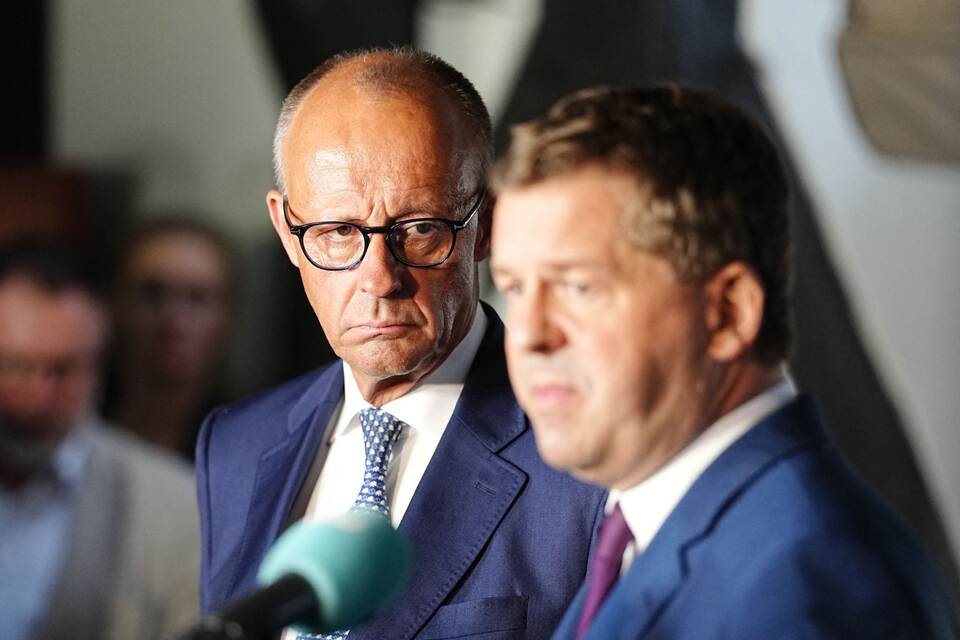 Wahlkampf der CDU Sachsen-Anhalt mit Bundeskanzler Merz Wahlkampf der CDU Sachsen-Anhalt mit Bundeskanzler Merz
