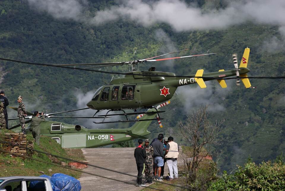 Nach Sturzflut im Himalaya - Nepal Nach Sturzflut im Himalaya - Nepal