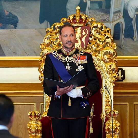 Nach dem Tod von König Harald - Amtseid Haakon